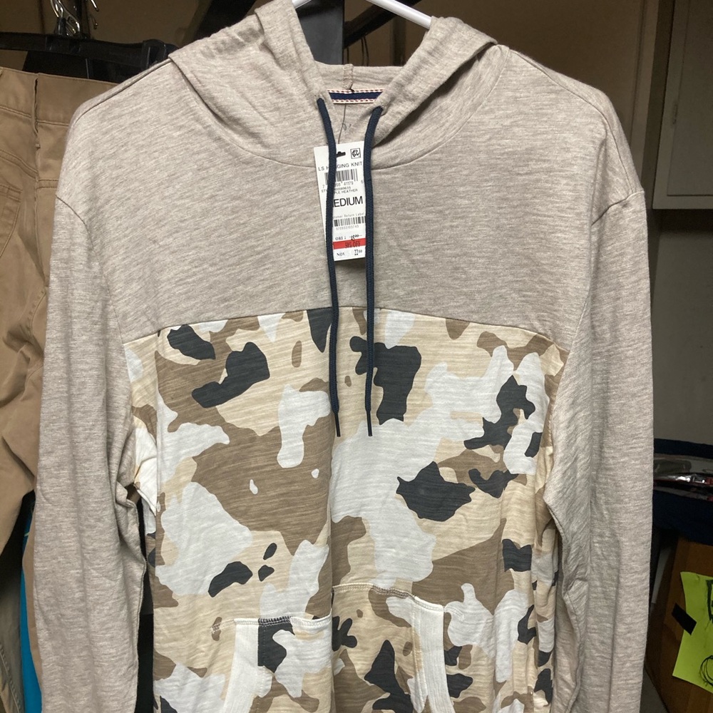 Sun and Stone Beige Camo hoodies